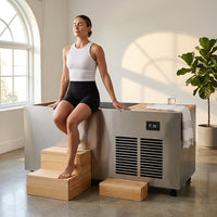 Frostline Atlas Pro Integrated Cold Plunge — Lifestyle