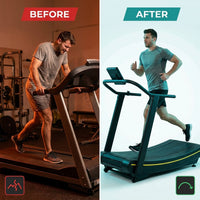 StrideForm ApexCurve Manual Treadmill — Before & After