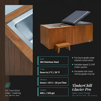 TimberChill Glacier Pro Cedar Cold Plunge — Results & Stats