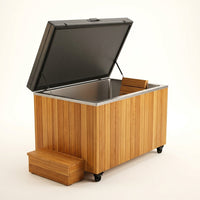 TimberChill Glacier Pro Cedar Cold Plunge — Studio Shot