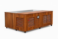 Cold Plunge Tub Built for Daily Recovery, 304 Stainless Steel Basin, Multi-Stage Filtration, Cedar Cabinet