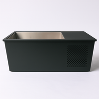 Cold Plunge Tub Designed for Daily Recovery, 316L Stainless Steel Basin, Integrated Side Chiller, Whisper Quiet