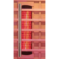 Infrared Sauna Cabin Designed for Home Wellness, FSC-Certified Wood, Multi-Zone Heating, Digital Controls