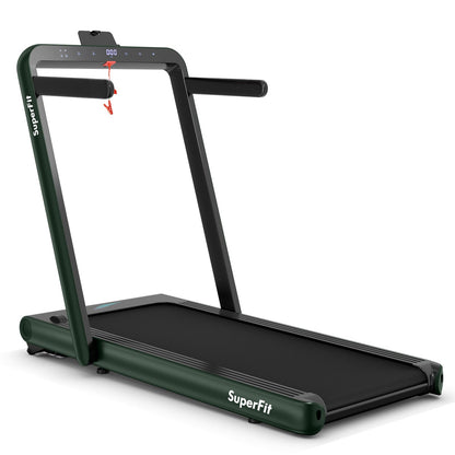 4.75HP 2 In 1 Folding Treadmill with Remote APP Control