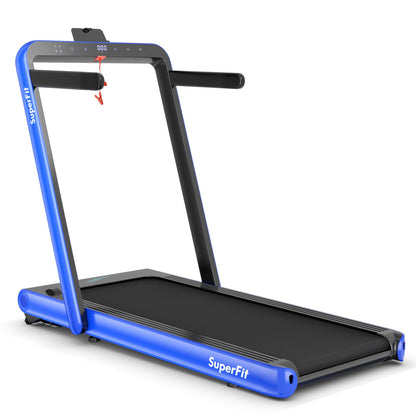 4.75HP 2 In 1 Folding Treadmill with Remote APP Control